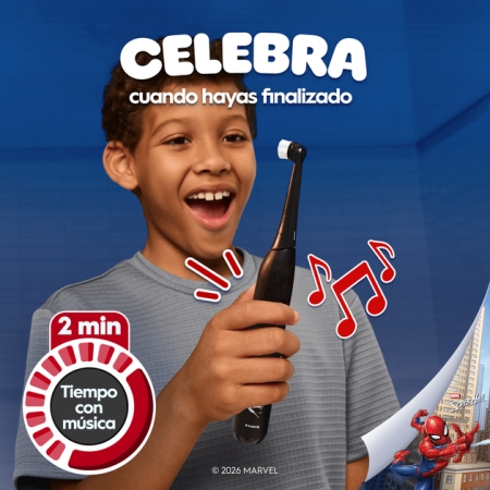 ORAL-B IO KIDS SPIDERMAN CEPILLO DENTAL ELECTRICO 1 UNIDAD