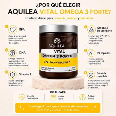 AQUILEA VITAL OMEGA 3 FORTE 90 CAPSULAS