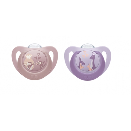 NUK CHUPETE SILICONA FIRST CHOICE 6 - 18 MESES 2 UNIDADES SURTIDO