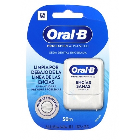 ORAL-B PROEXPERT ADVANCE SEDA DENTAL ENCERADA ENCIAS SANAS 50 M