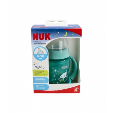 NUK BIBERON PP SILICONA ENTRENAMIENTO PM NIGHT 150 ML
