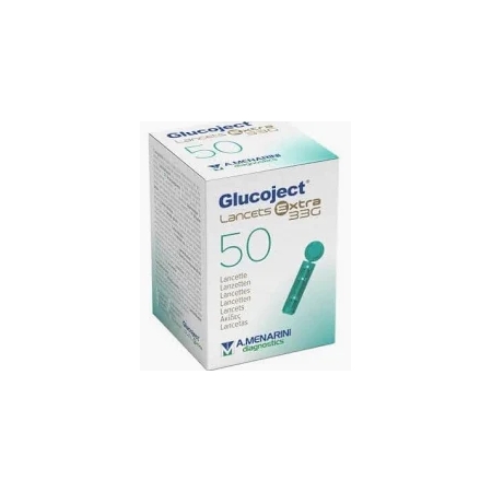 GLUCOJECT LANCETS EXTRA 33 G 50 LANCETAS
