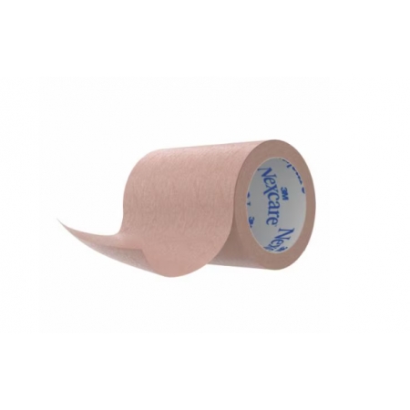 3M NEXCARE ESPARADRAPO HIPOALERGICO DE PAPEL 5 M X 5 CM COLOR CARNE