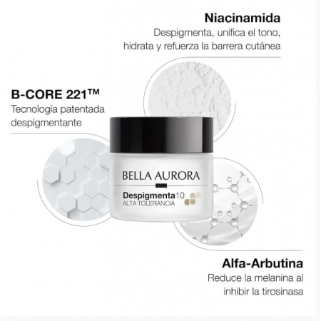 BELLA AURORA DESPIGMENTA10 CREMA ANTIMANCHAS ILUMINADORA 50 ML
