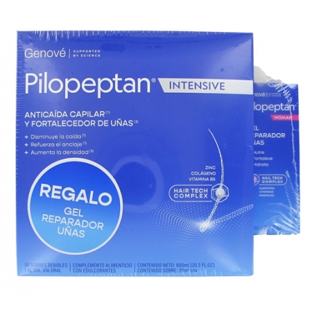 PILOPEPTAN INTENSIVE 30 SOBRES BEBIBLES + GEL REPARADOR DE UÑAS