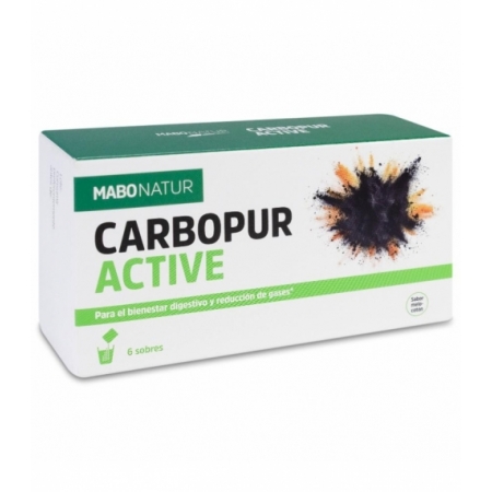 MABONATUR CARBOPUR ACTIVE 6 SOBRES 1,8 G SABOR MELOCOTON