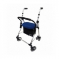 APOSAN DYN ANDADOR ROLLATOR 59 CM ANCHO DOBLE RUEDA TRASERA FRENO POR PRESION