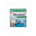 MICROPORE ESPARADRAPO HIPOALERGICO PAPEL 5 M X 2,5 CM COLOR BLANCO