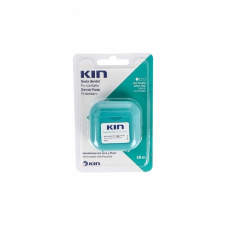 KIN SEDA DENTAL MENTOLADA CON CERA 1 ENVASE 50 M