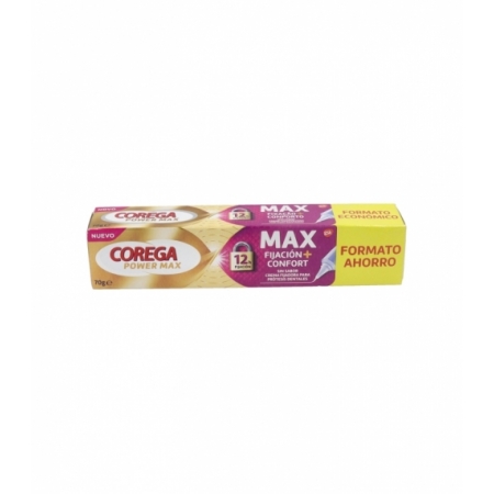 COREGA MAX FIJACION + CONFORT 1 TUBO 70 G SIN SABOR