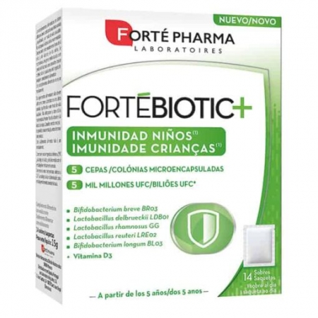 BIOTAMED INMUNIDAD 14 SOBRES SABOR VAINILLA (+5 AÑOS)