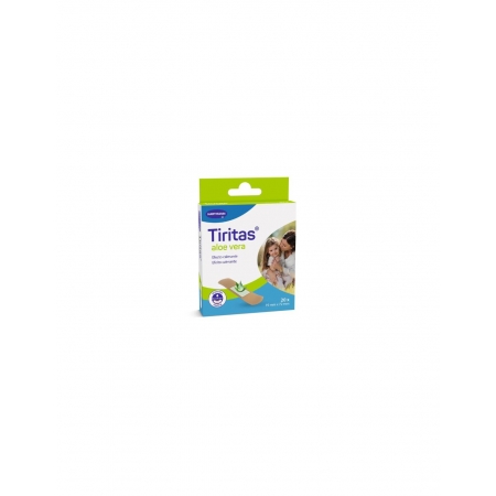 TIRITAS ALOE VERA 20 APOSITOS ADHESIVOS (72 MM X 19 MM)