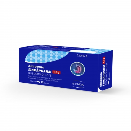 ALMAGATO STADAPHARM 1.5 G SUSPENSION ORAL 12 SOBRES