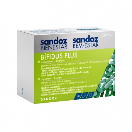 SANDOZ BIENESTAR BIFIDUS PLUS 28 CAPSULAS