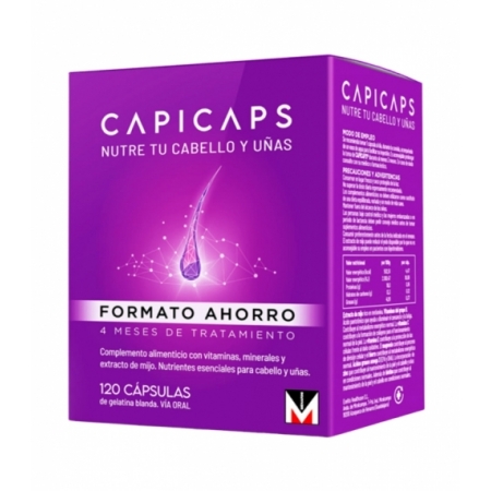CAPICAPS CABELLO Y UÑAS 120 CAPSULAS