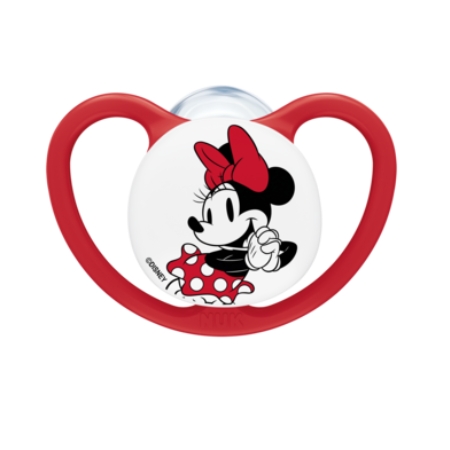 NUK PERFECT MATCH AIR MICKEY 2 CHUPETES SILICONA 6 - 18 MESES ROJO/GRIS
