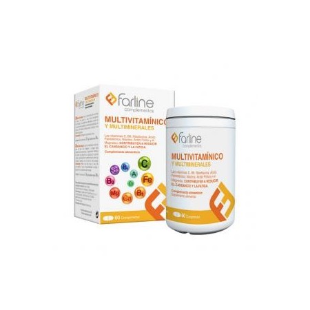 FARLINE MULTIVITAMINICO Y MULTIMINERALES 60 COMPRIMIDOS