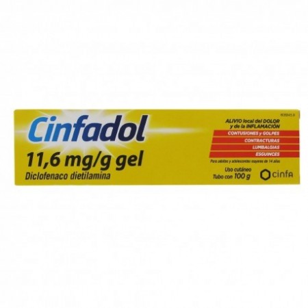 CINFADOL 11.6 MG/G GEL TOPICO 60 G