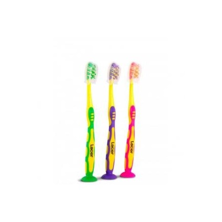 LACER JUNIOR CEPILLO DENTAL INFANTIL CON VENTOSA