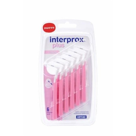 INTERPROX PLUS NANO 6 CEPILLOS INTERDENTALES (0.7 MM)