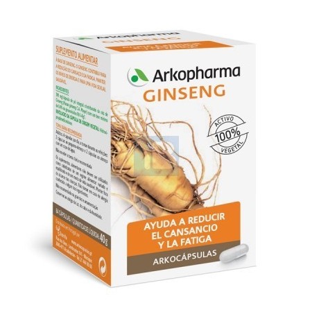 ARKOCAPSULAS GINSENG BIO 84 CAPSULAS