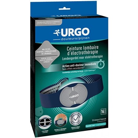 URGO CINTURON LUMBAR ELECTROTERAPIA RECARGABLE 4 PROGRAMAS .BAJA-
