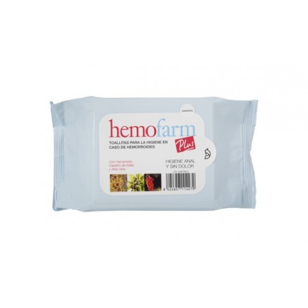 HEMOFARM PLUS 40 TOALLITAS EN SOBRE
