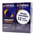 CONTROL FINISSIMO PACK AHORRO 12+12 PRESERVATIVOS