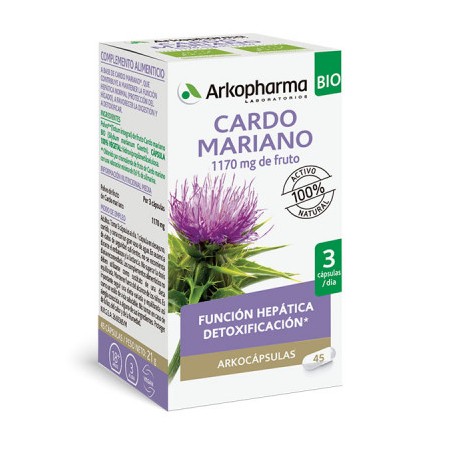 ARKOCAPSULAS CARDO MARIANO 300 MG 50 CAPSULAS -BAJA-