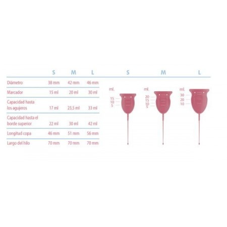 ENNA COPA MENSTRUAL PACK 2 COPAS TALLA L + CAJA ESTERILIZADORA