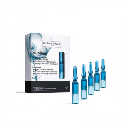 BELLA AURORA SUBLIME AMPOLLAS OXIGENO + COLAGENO 10 AMPOLLAS X 2 ML -BAJA-