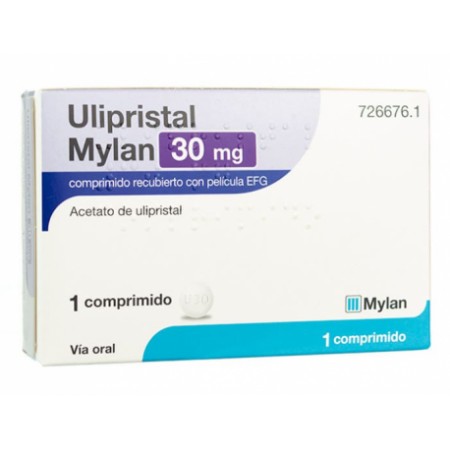 ULIPRISTAL MYLAN EFG 30 MG 1 COMPRIMIDO RECUBIERTO