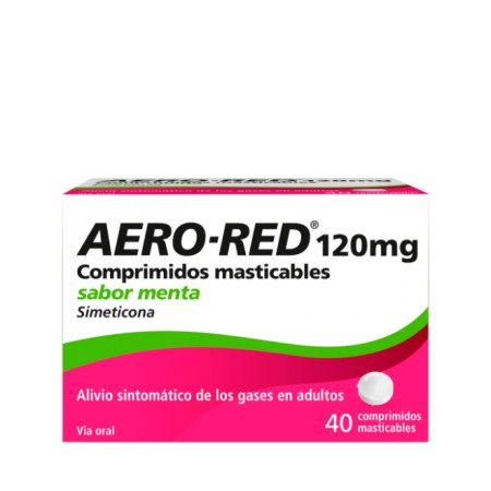 AERO RED 120 MG 40 COMPRIMIDOS MASTICABLES (SABOR MENTA)