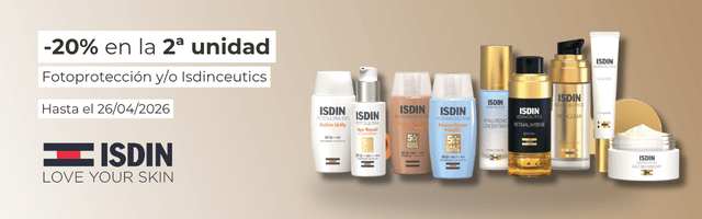 Descuento 20% en 2ª unidad Isdinceutics y/o Fotoprotección