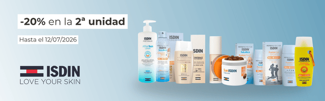 Descuento 20% en 2ª ud Isdin