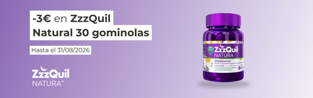 Descuento 3€ en ZzzQuil Natura 30 gominolas